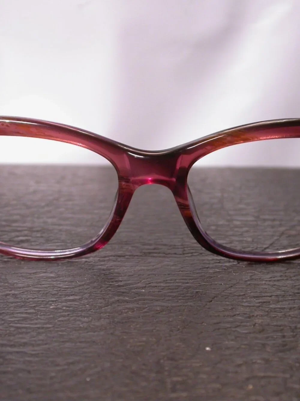 State Optical Halsted Purple Clear Eyeglasses Frames Made in USA